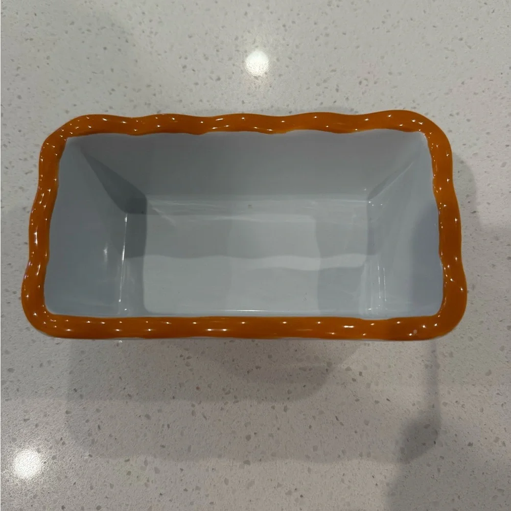 Star Wars Baby Yoda Pumpkin Ceramic Serving Dish - White, Orange, Green - Picture 2 of 3